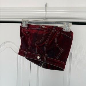 Velvet Burgundy Top